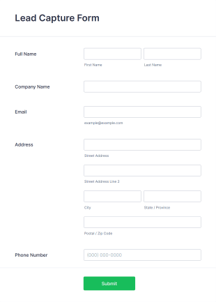 Mortgage website template